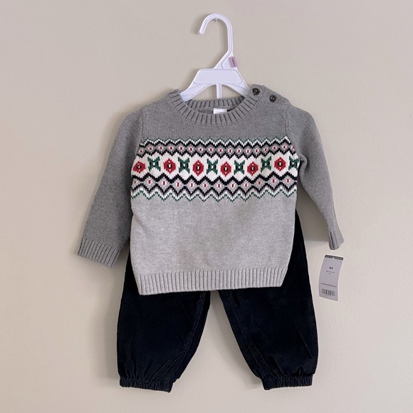 3 for $30 Sweater pant set - size 9M - Picture 2 of 4